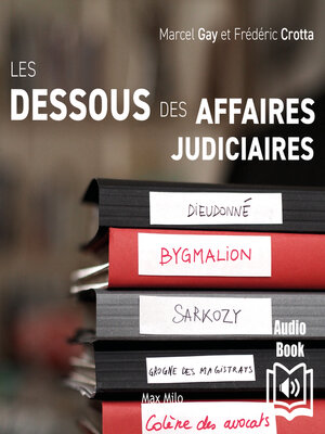 cover image of Les dessous des affaires judiciaires